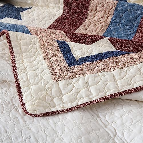VISIMISI Cotton Reversible Quilt Set for Boys