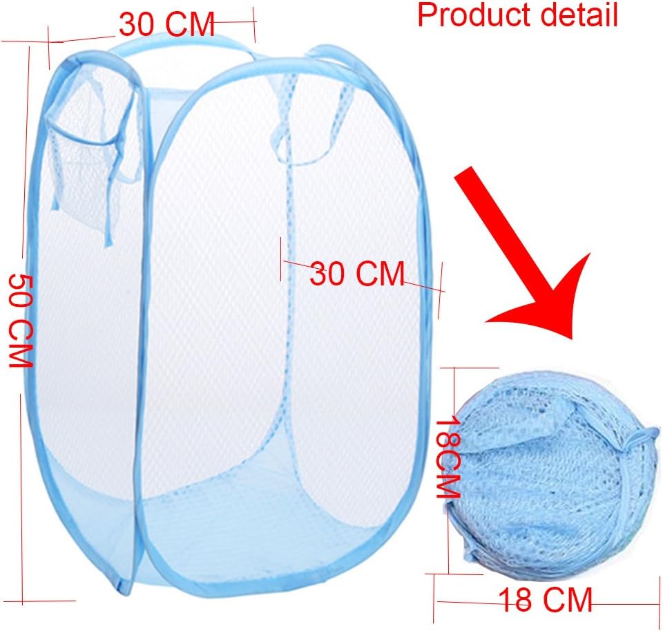 RZJZGZ Foldable Pop-Up Laundry Hamper 2 Pack