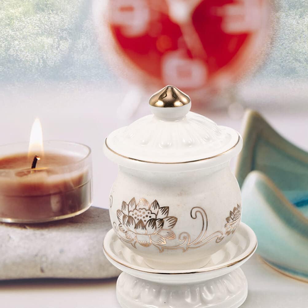 HOMSFOU Lotus Water Offering Bowl 2pcs