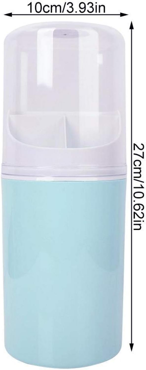 OUKENS 4 Grids Flatware Organizer With Clear Lid
