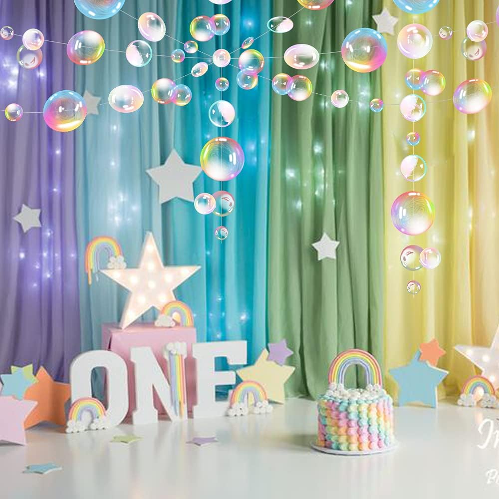 Transparent Bubble Streamers Party Decorations