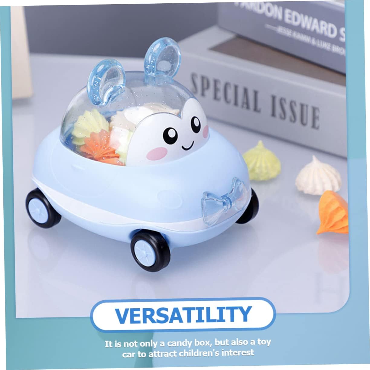 GLEAVI Cartoon Car Candy Server for Parties and Birthdays