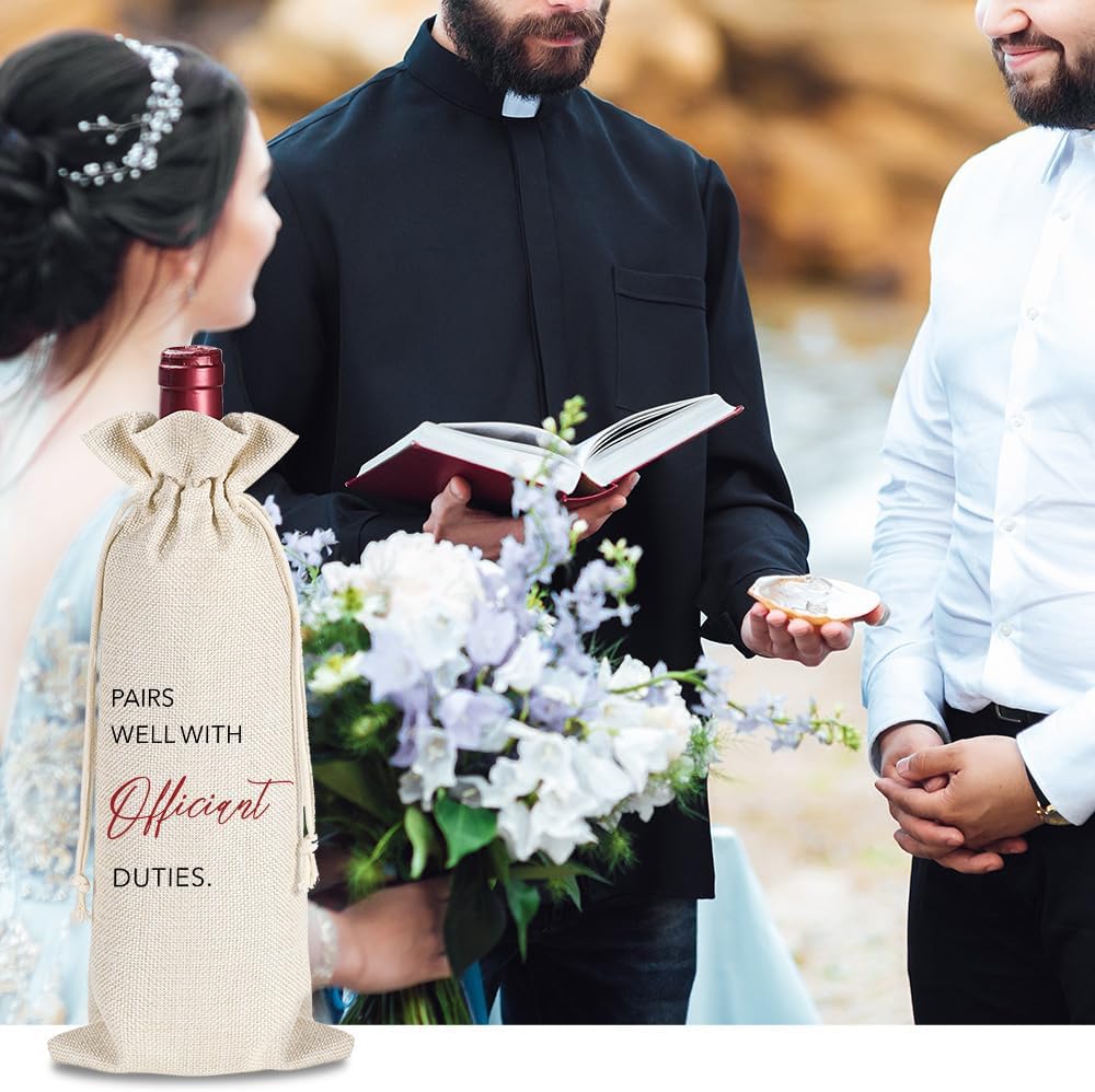 YAANUNULU Wine Bottle Bag with Greeting Card