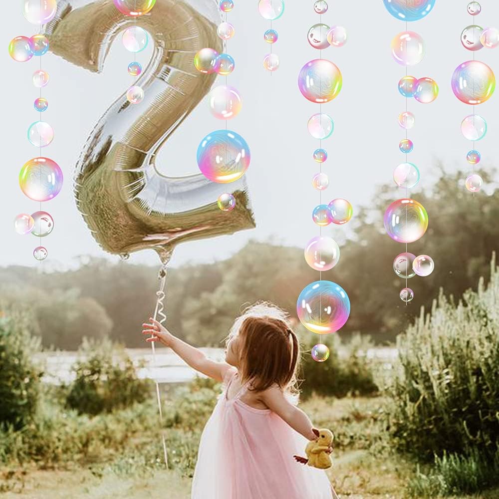 Transparent Bubble Streamers Party Decorations