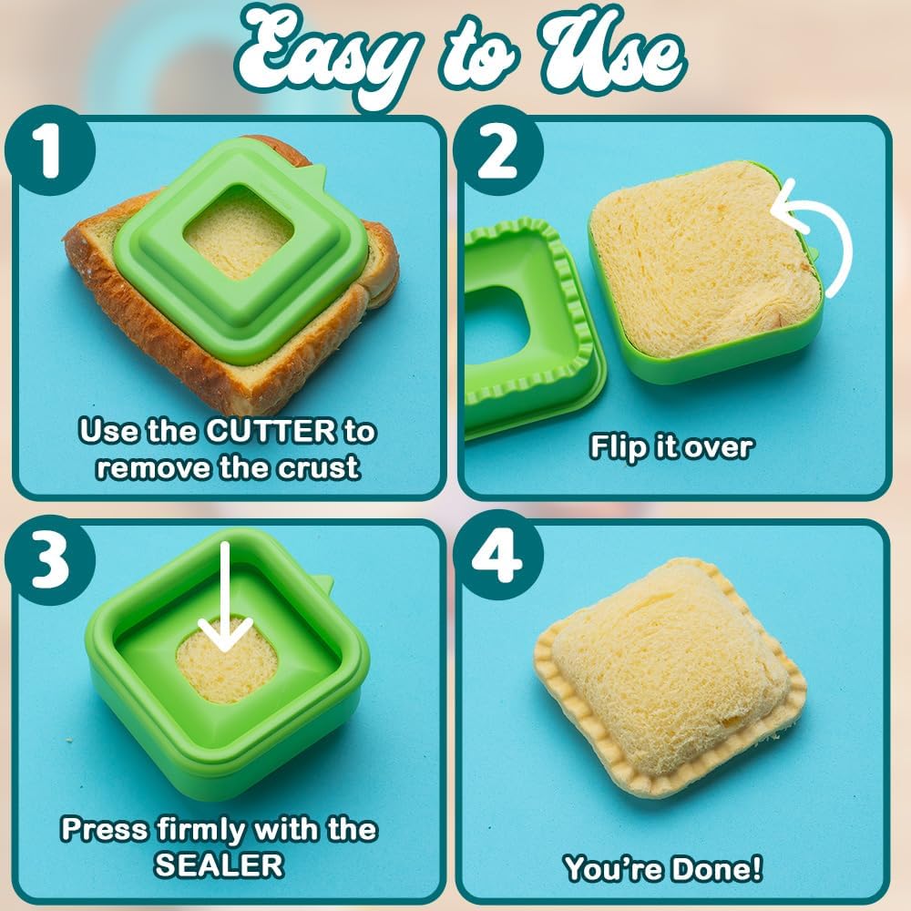 Savoychef Sandwich Cutter and Sealer - Square