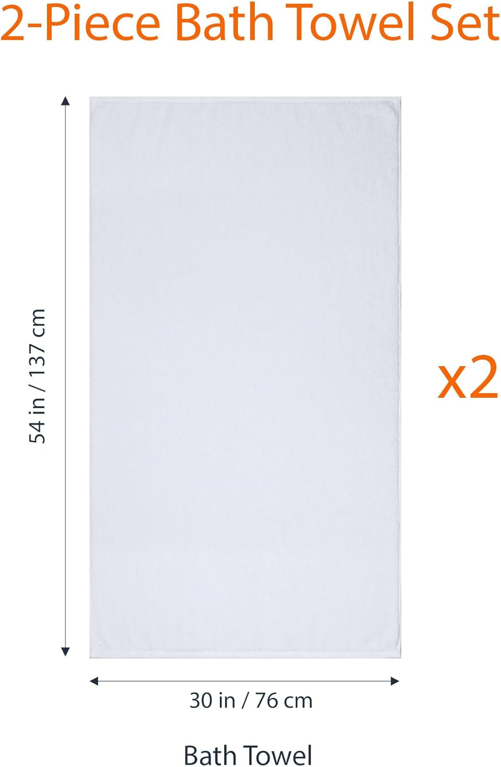 Amazon Basics Quick Dry Oversize Bath Towel Set
