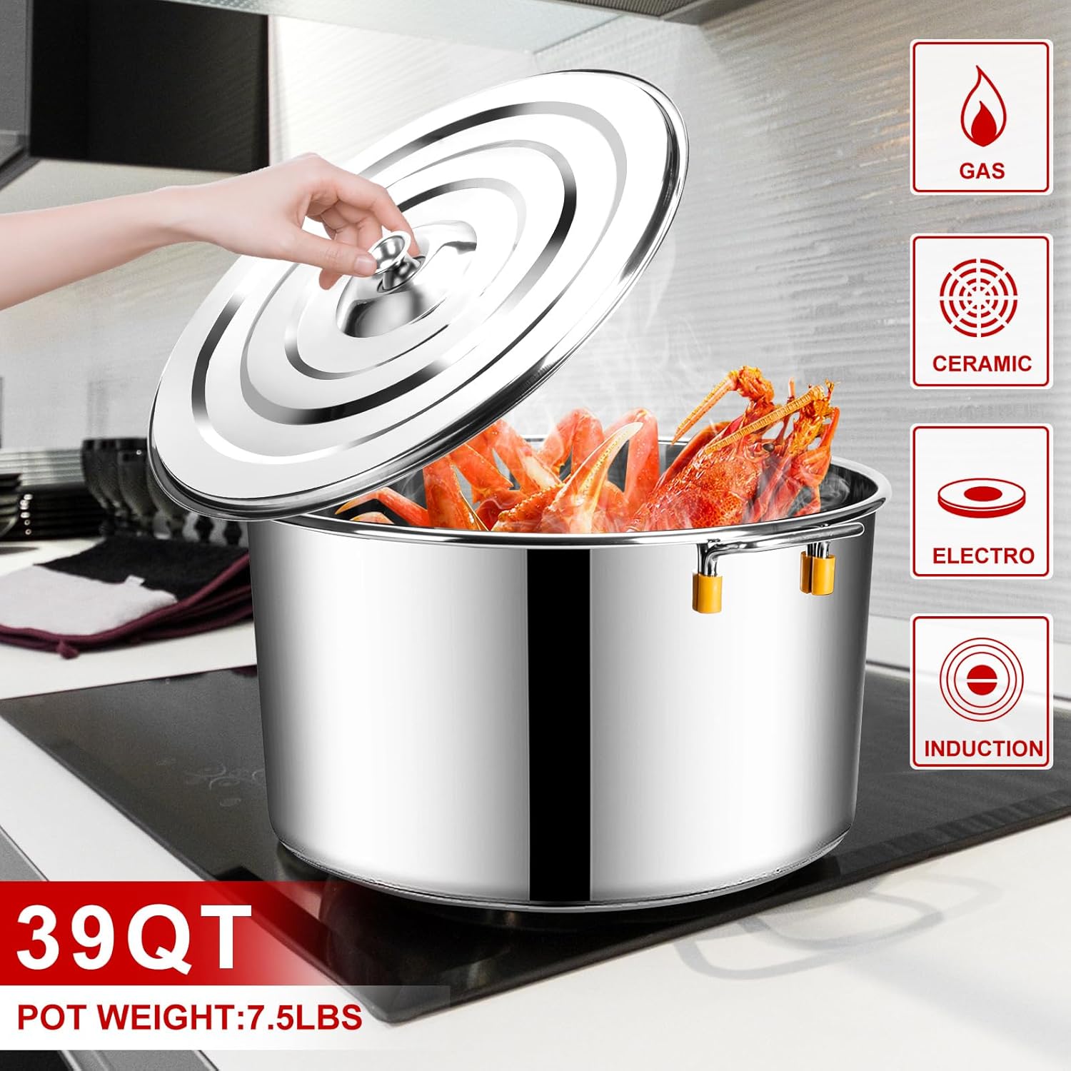 SATBIR Pasta Cooker Insert Set Stainless Steel