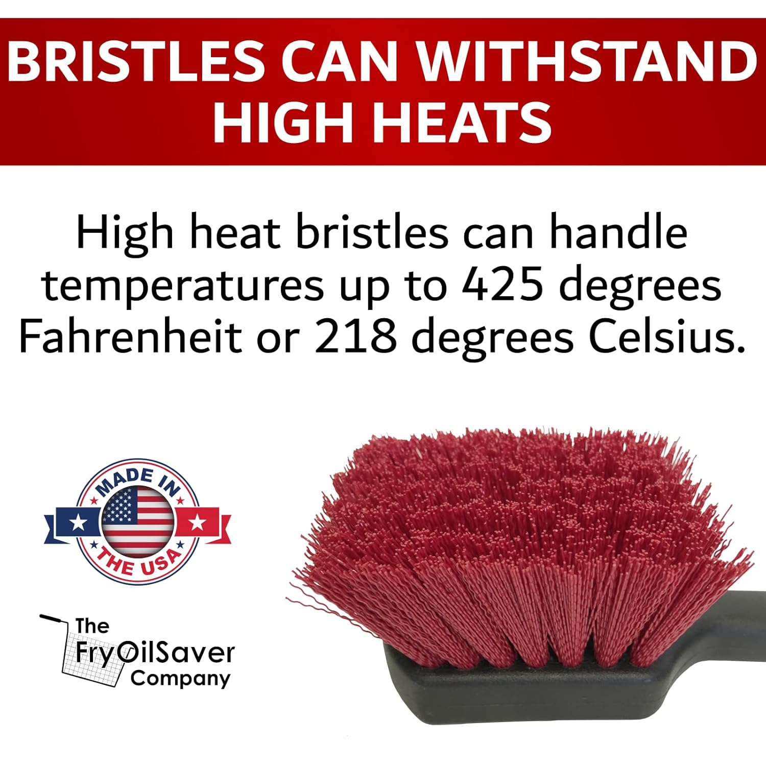 20 Inch Deep Fryer Cleaning Brush for High Heat
