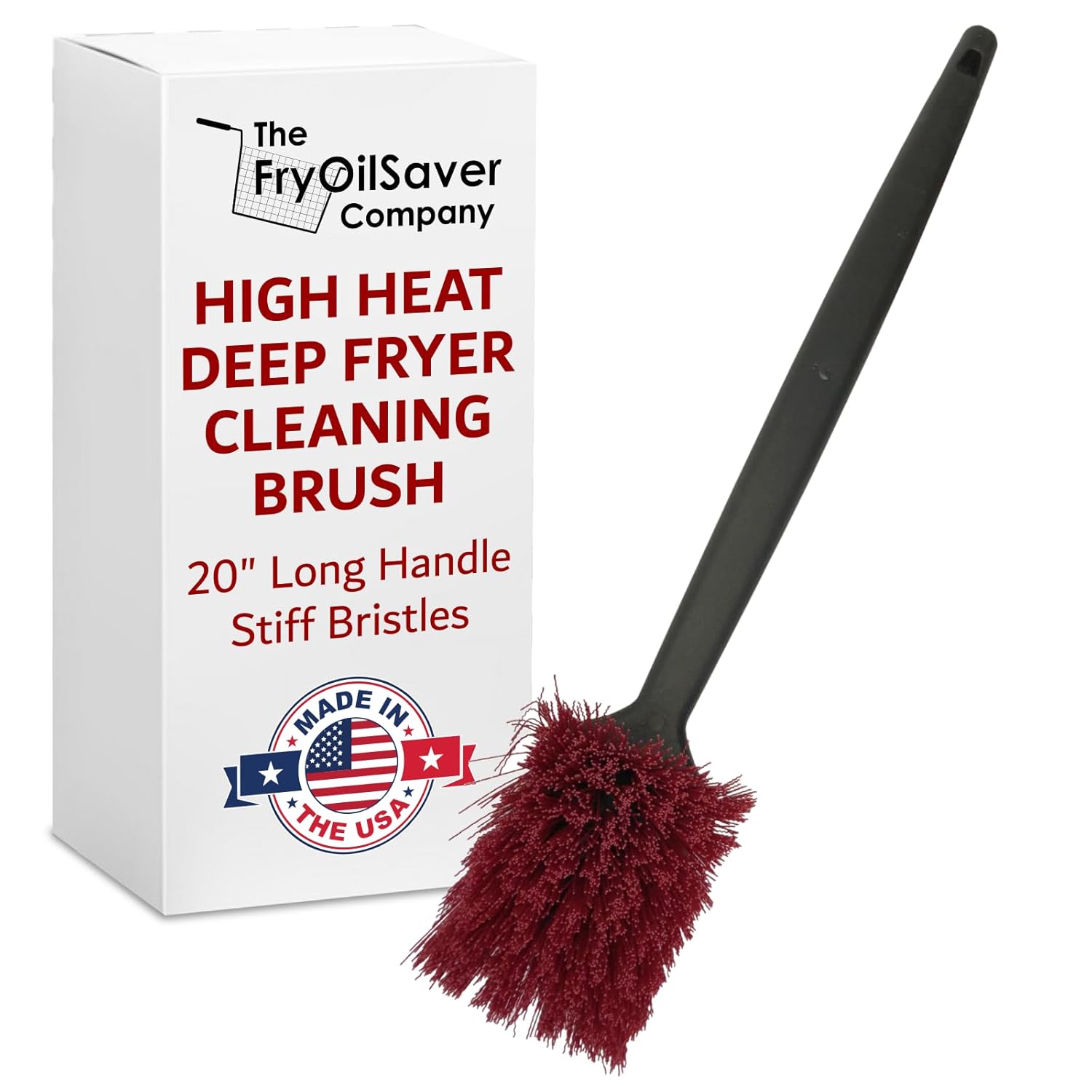 20 Inch Deep Fryer Cleaning Brush for High Heat