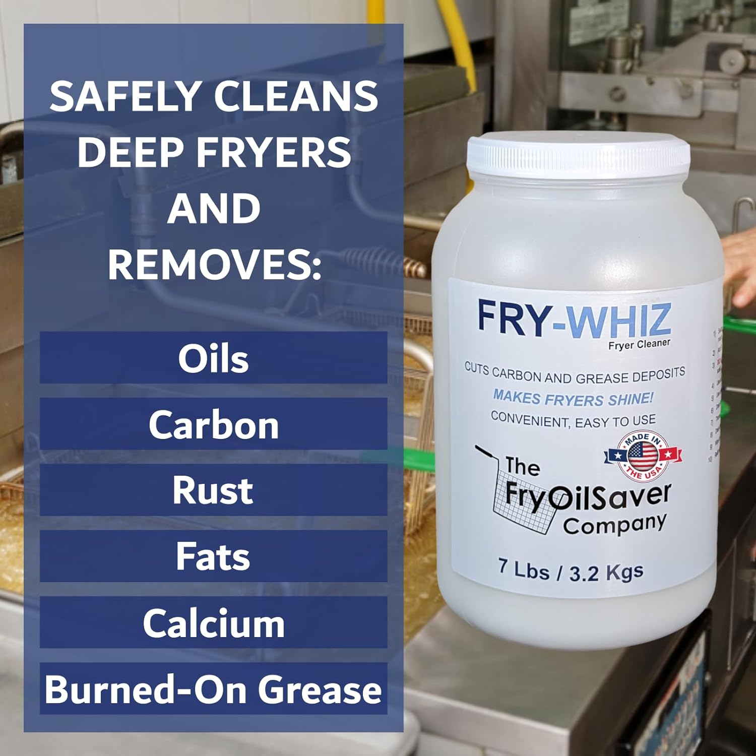 Fry-Whiz Deep Fryer Cleaner 1 Gallon