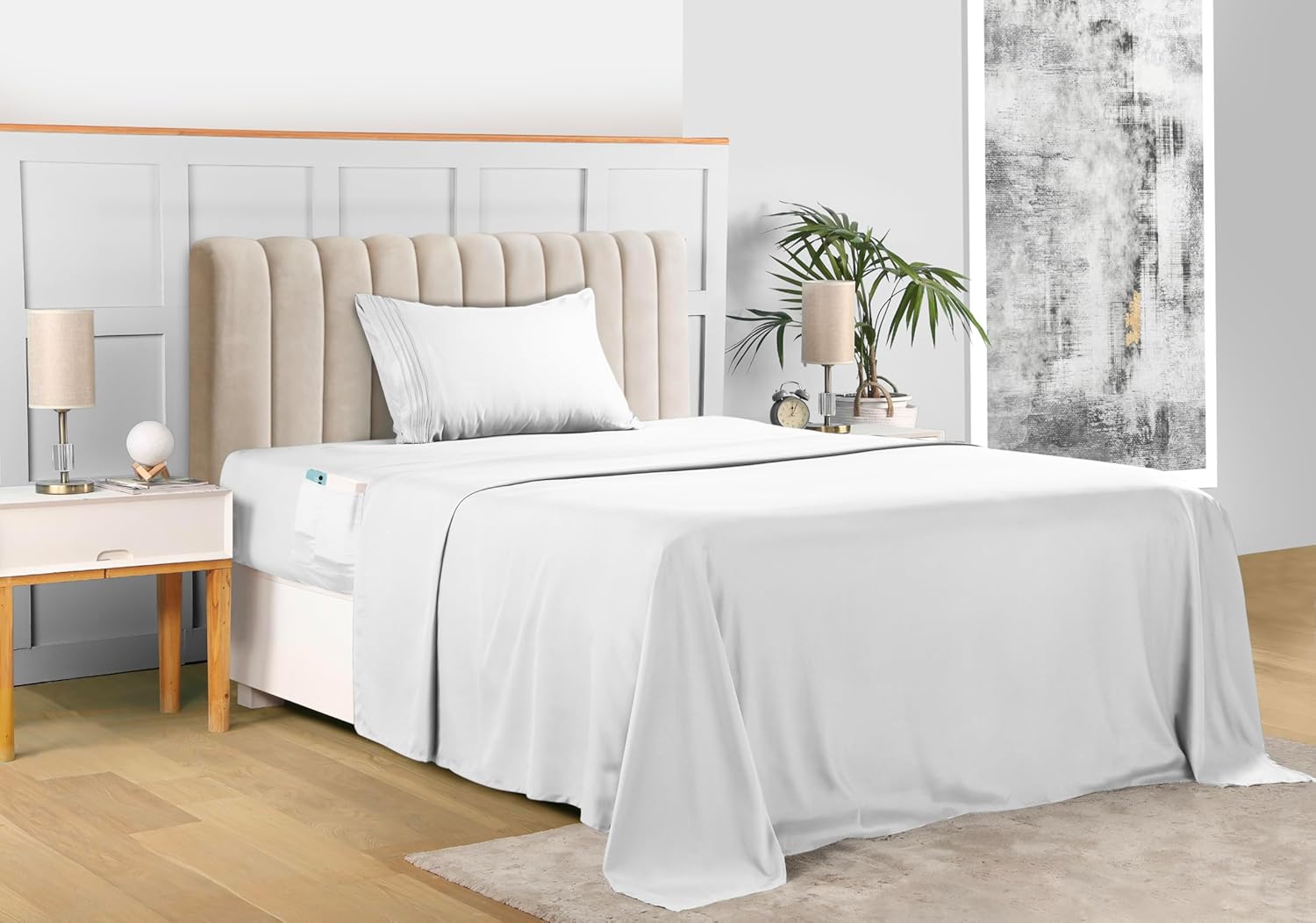 Utopia Bedding Twin Sheet Set White 3 Piece