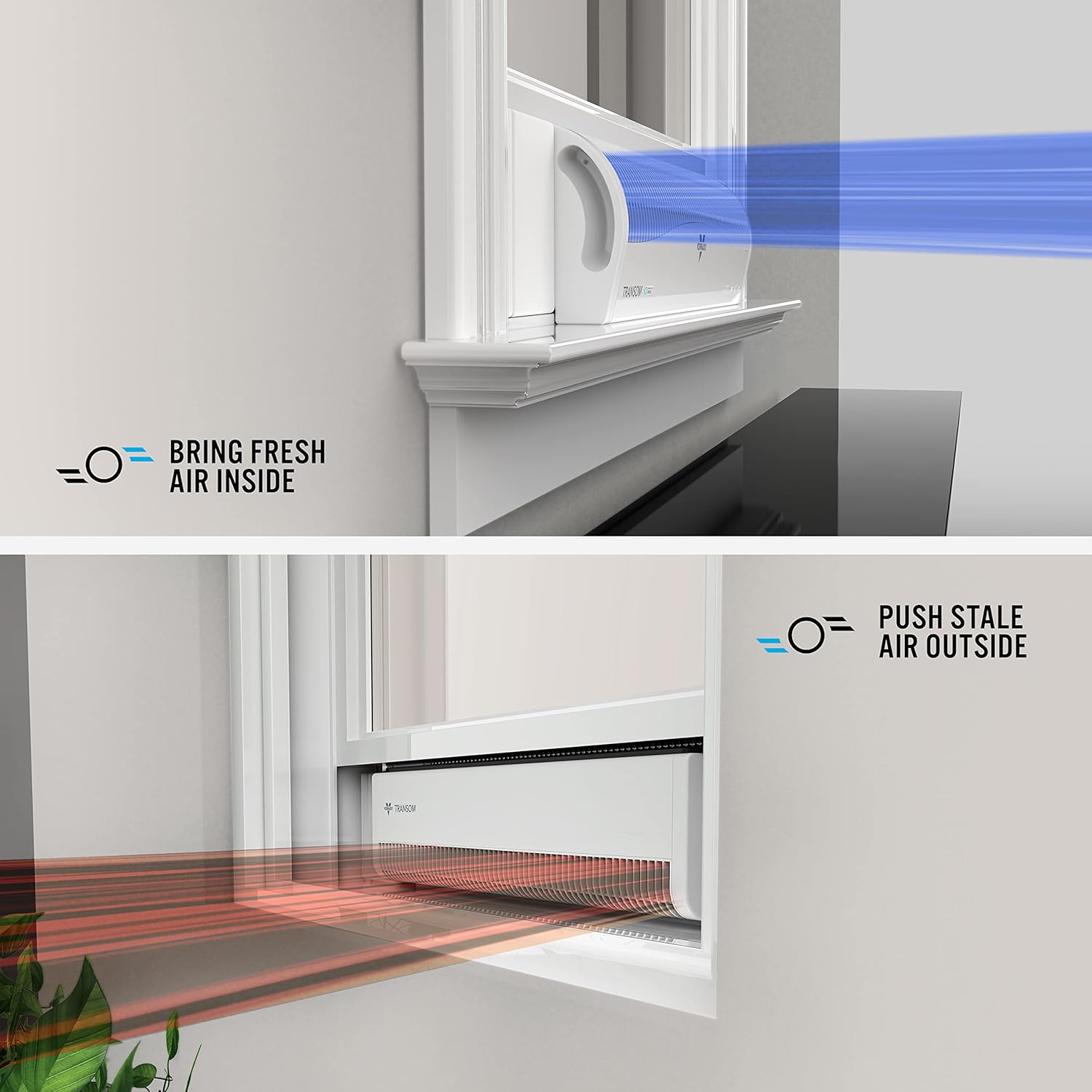 Vornado Transom AE Window Fan with Alexa 4 Speeds