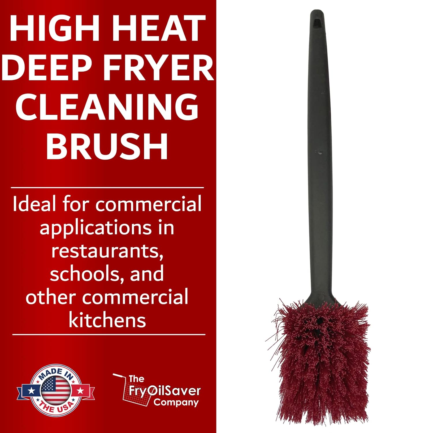 20 Inch Deep Fryer Cleaning Brush for High Heat