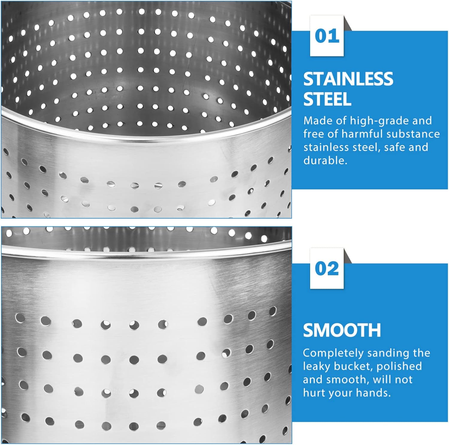 Hemoton Multi-Purpose Steam Pot Strainer Basket Insert