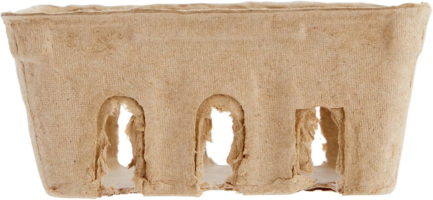 Juvale Pulp Fiber Berry Baskets 4x4x181 In Set of 60