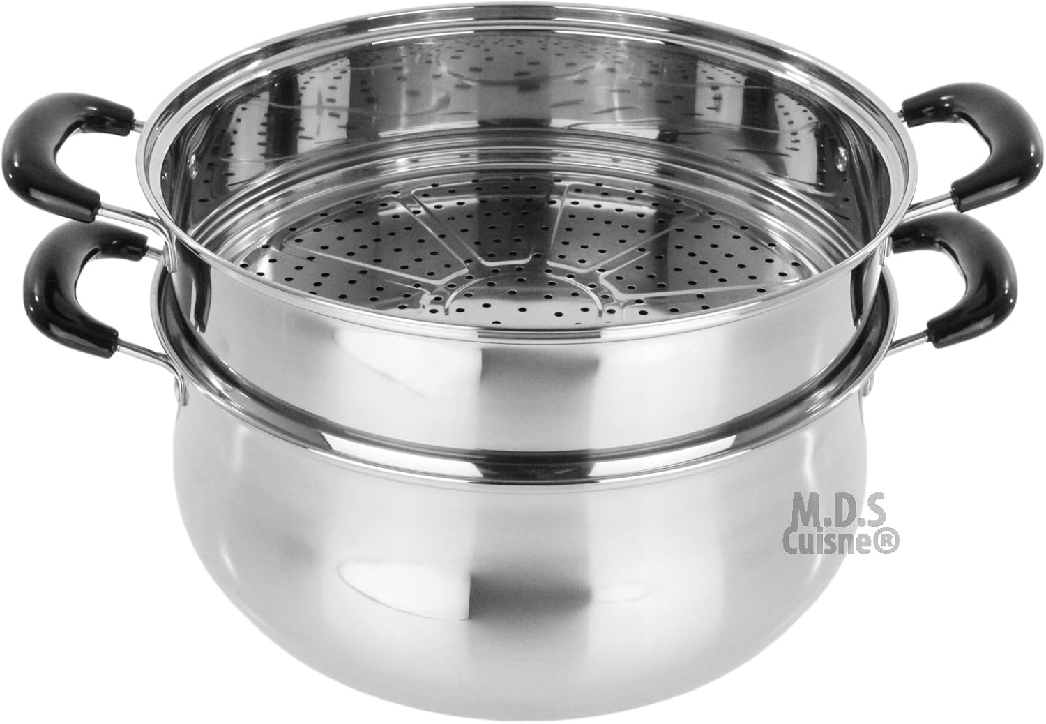 3 Tier Stainless Steel Steamer Pot 125 Inch