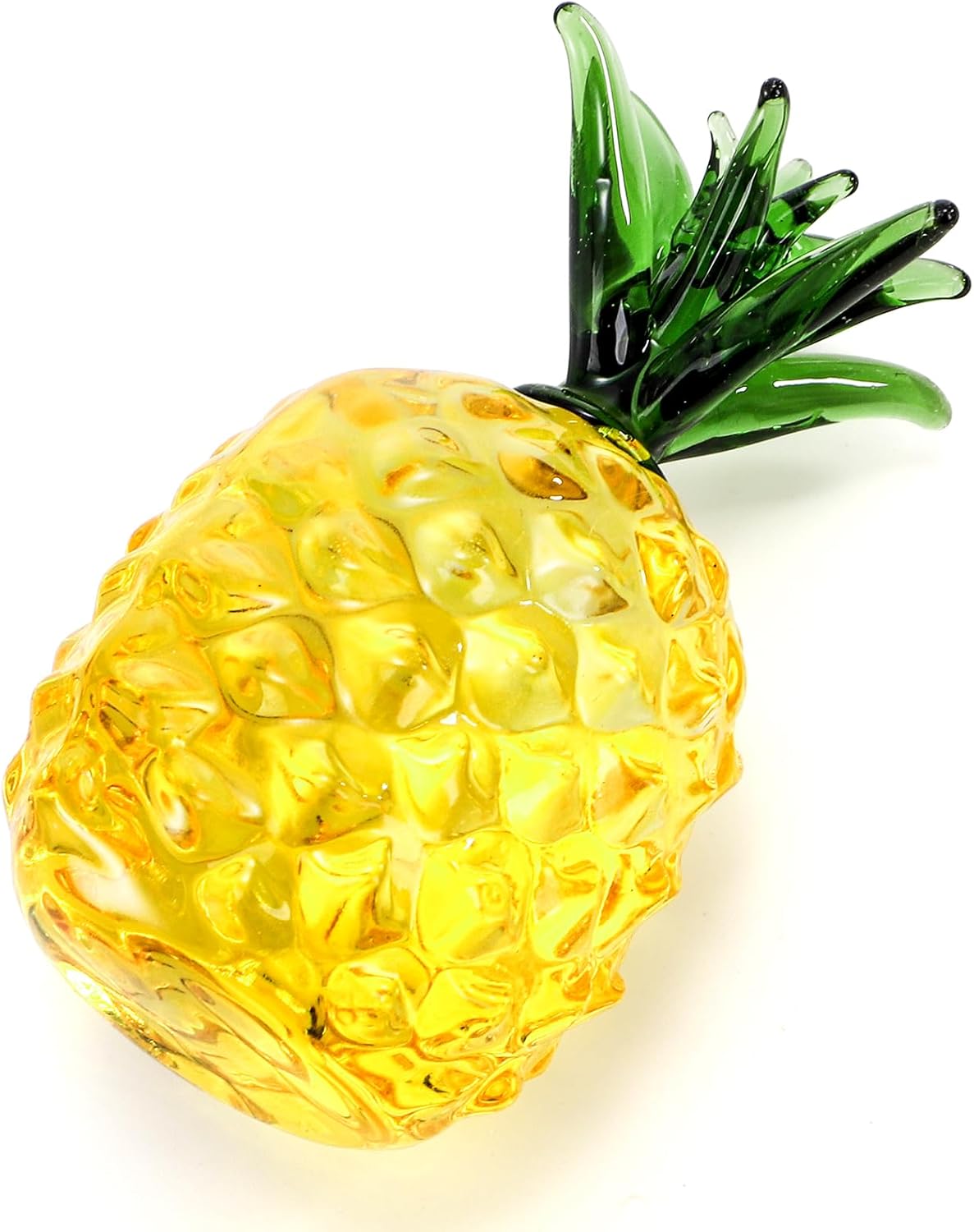 ZEAYEA 6 Pcs Crystal Glass Fruit Decor Set