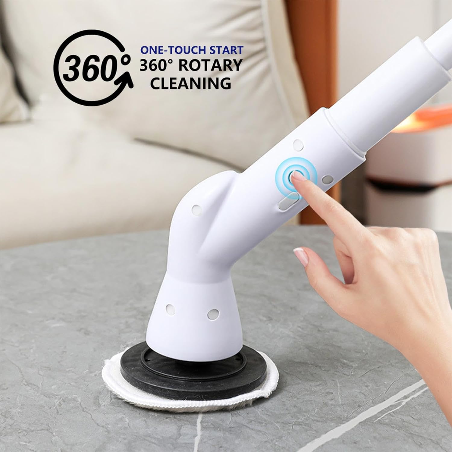 Electric Spin Scrubber 8 in 1 Cordless Cleaning Brush