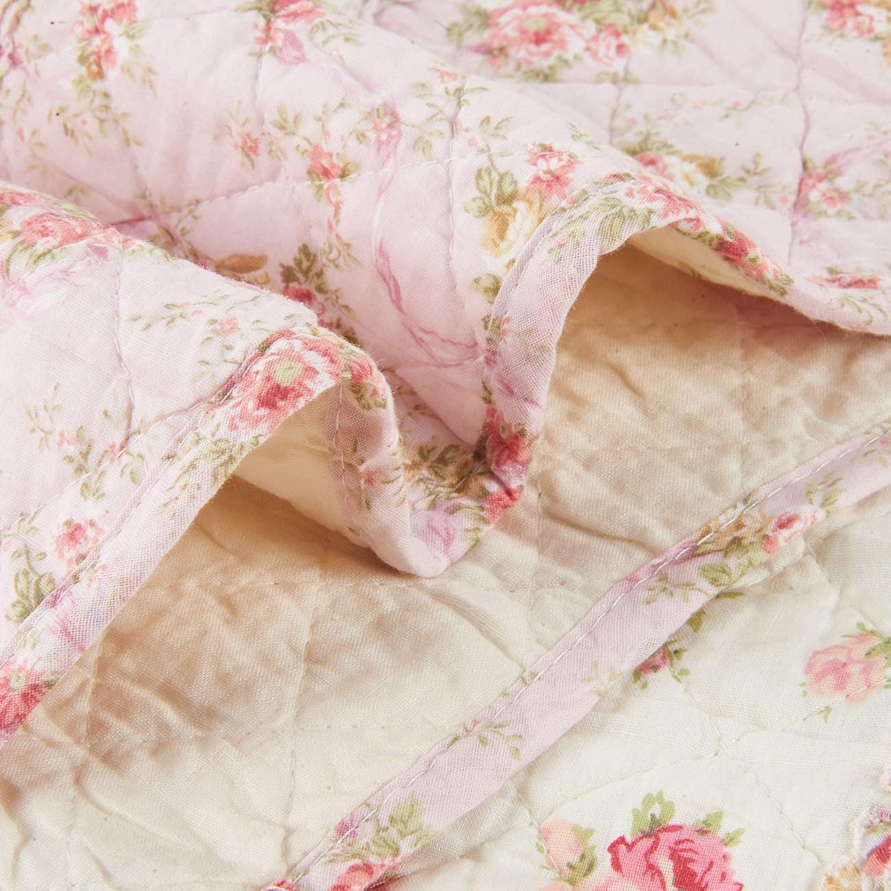 Cozyholy Fluffy Cotton Patchwork Quilt Full Queen