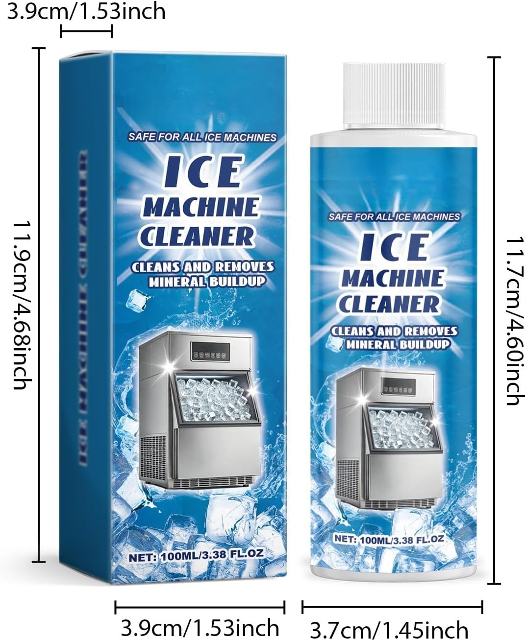 Ice Machine Cleaner 338 FL OZ Mineral Scale Remover Universal Compatibility