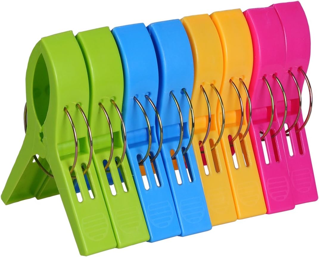 ECROCY Heavy Duty Towel Clips 8 Pack