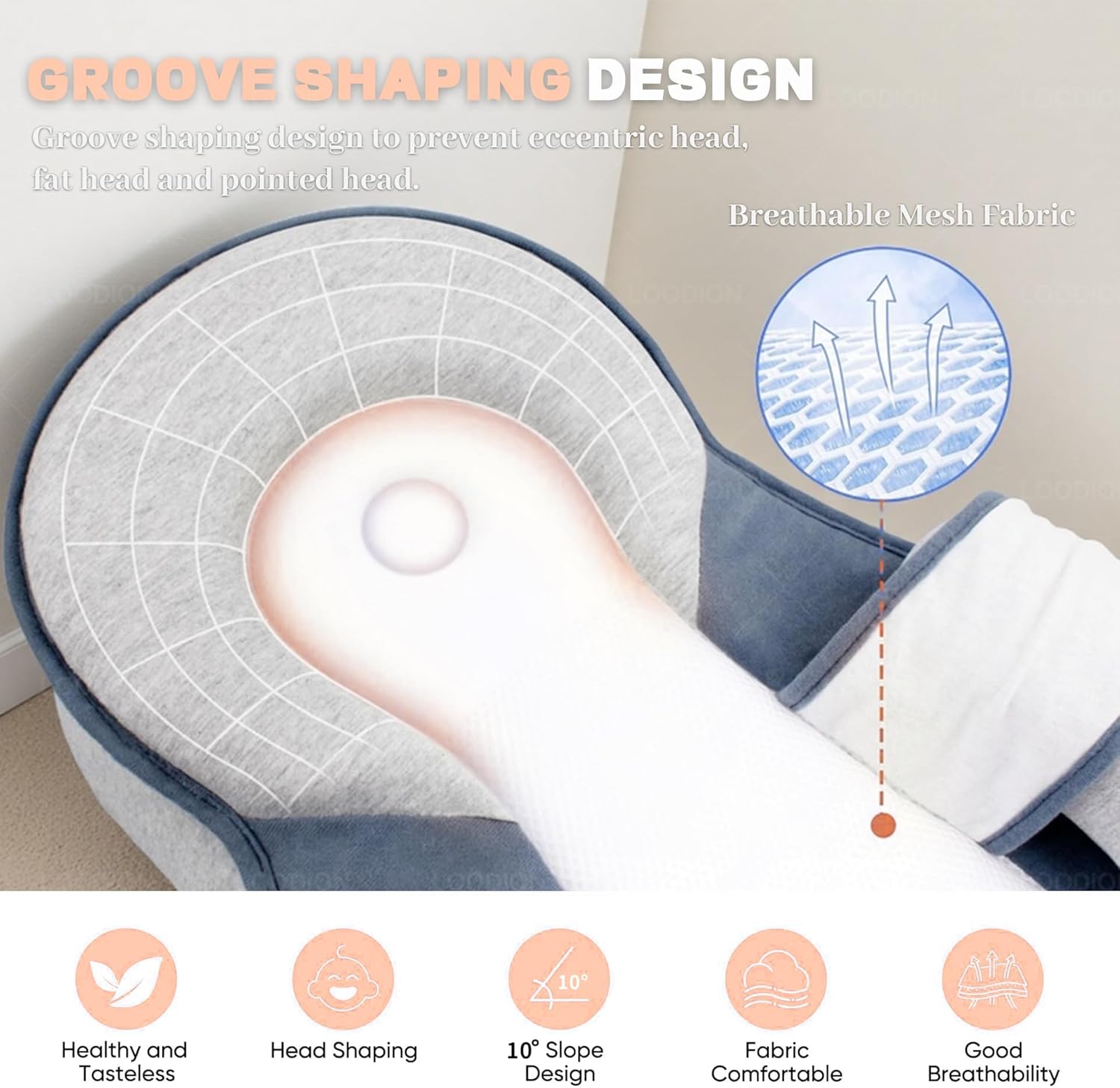 Restnest Baby Bed for Acid Reflux with Strap