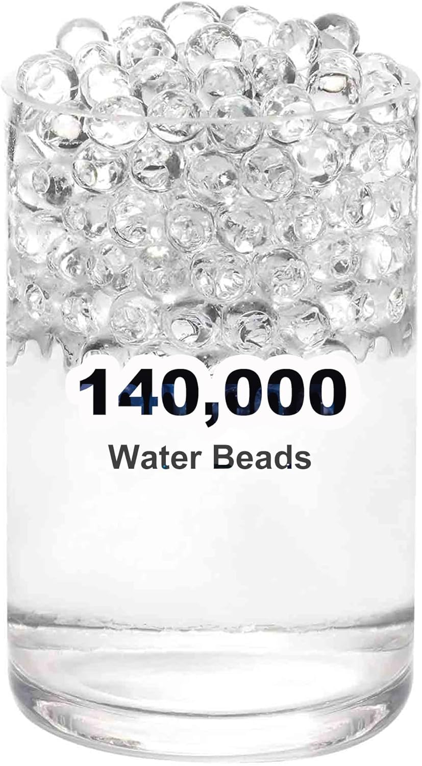 FALAMON 140000 Clear Water Gel Beads for Vase Fillers