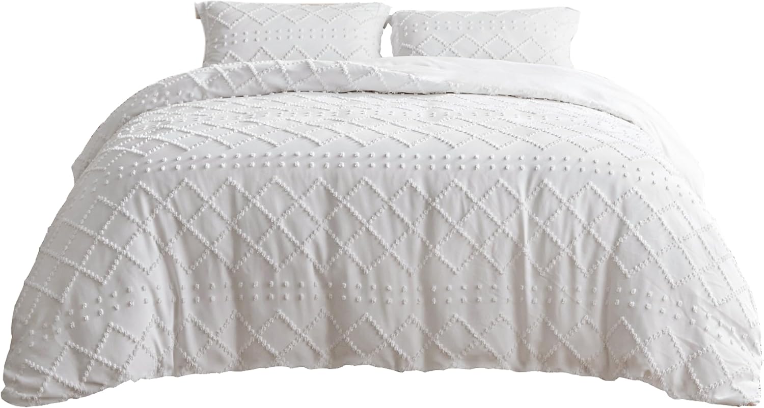 Bedsure Boho Duvet Cover Queen Size Set