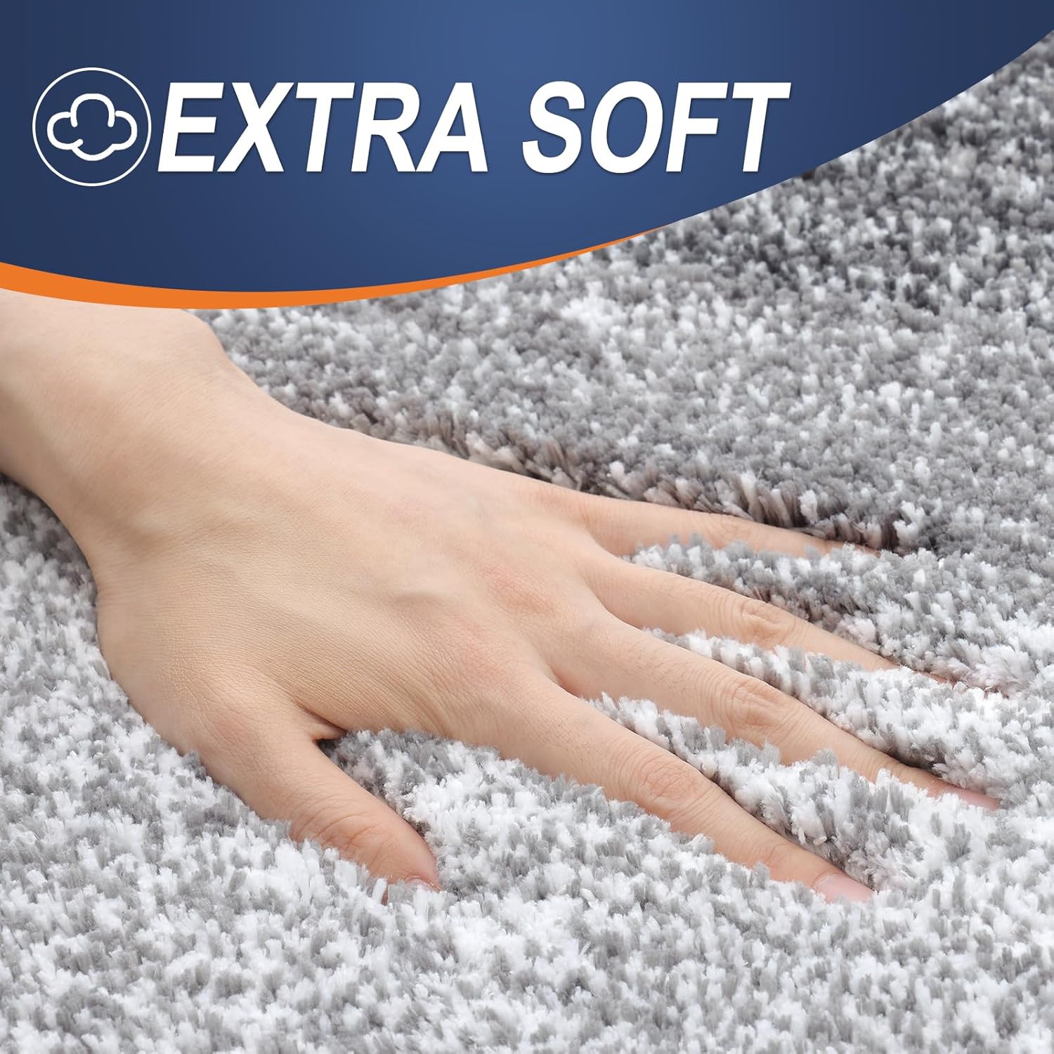 OLANLY 30x20 Plush Microfiber Bath Mat