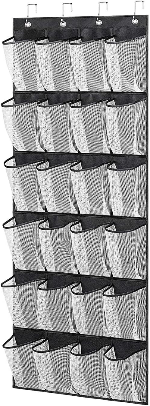 Yiwula Over the Door Organizer 24 Pockets Black