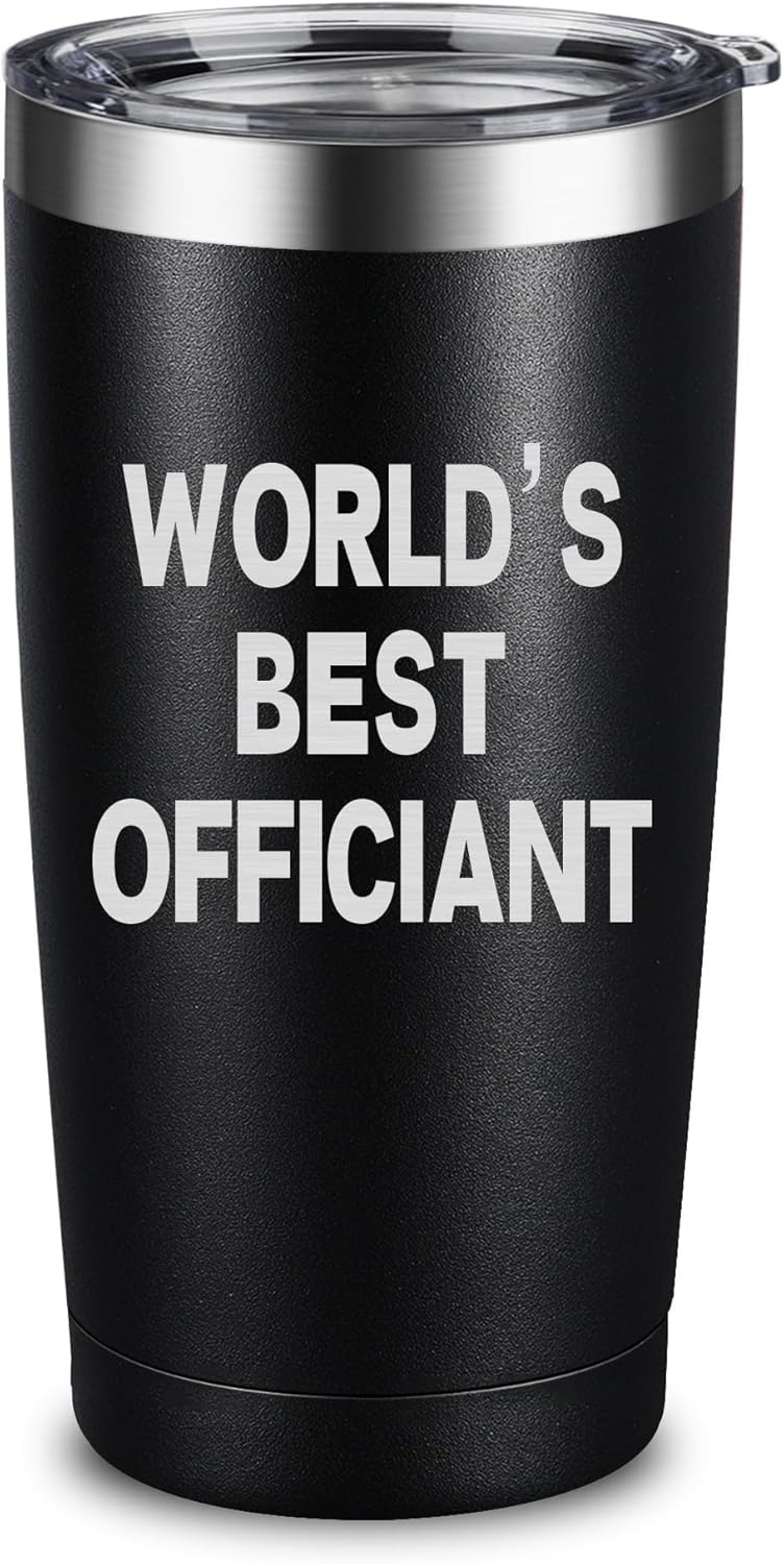 Variable Officiant Gift Tumbler 20oz Black Insulated