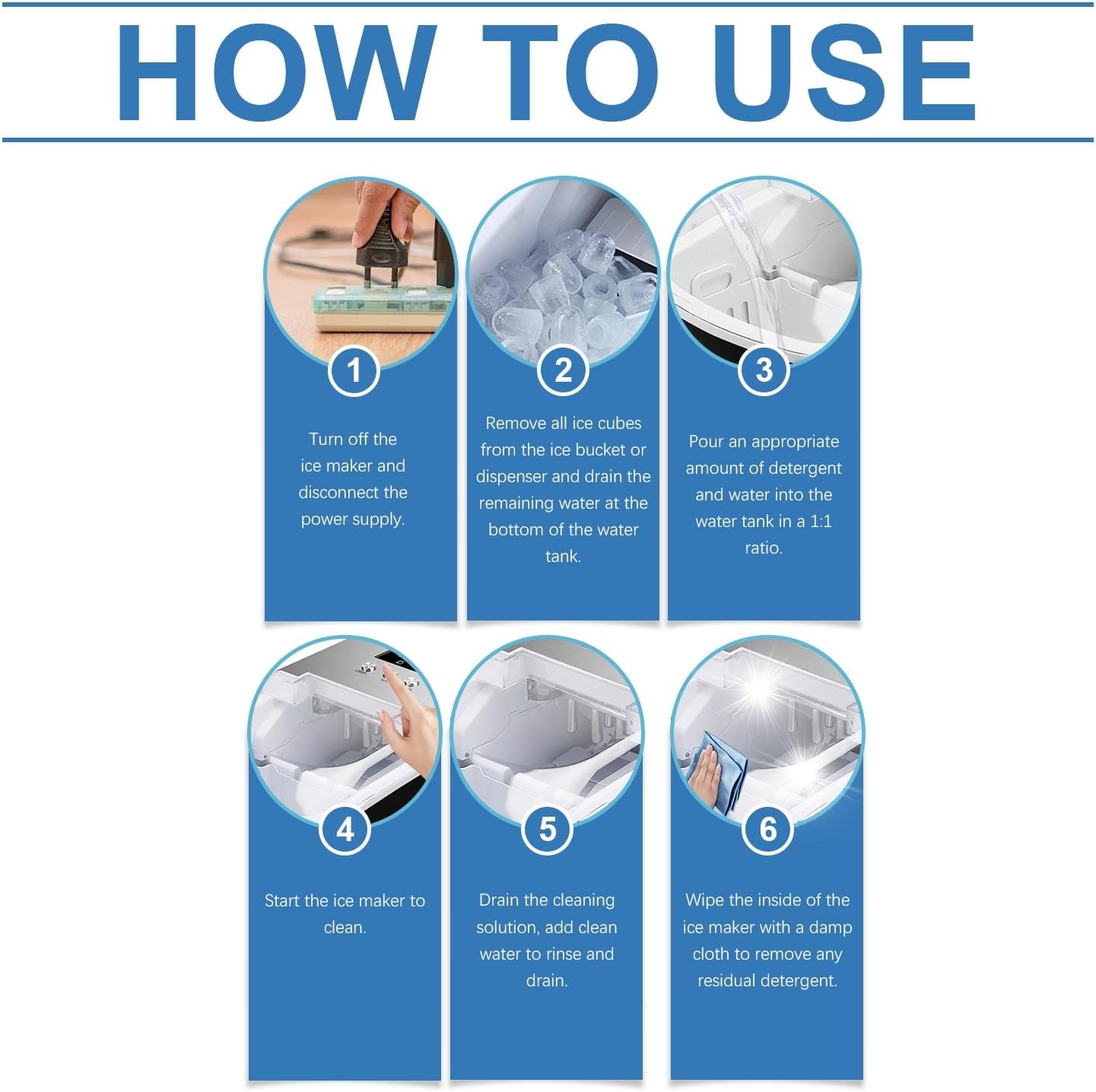 Ice Machine Cleaner 338 FL OZ Mineral Scale Remover Universal Compatibility