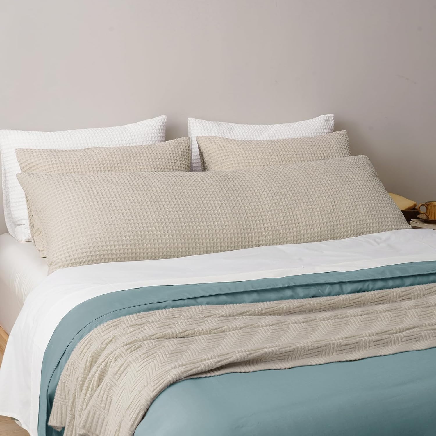 PHF Ultra Soft Waffle Weave Pillowcase 20x54