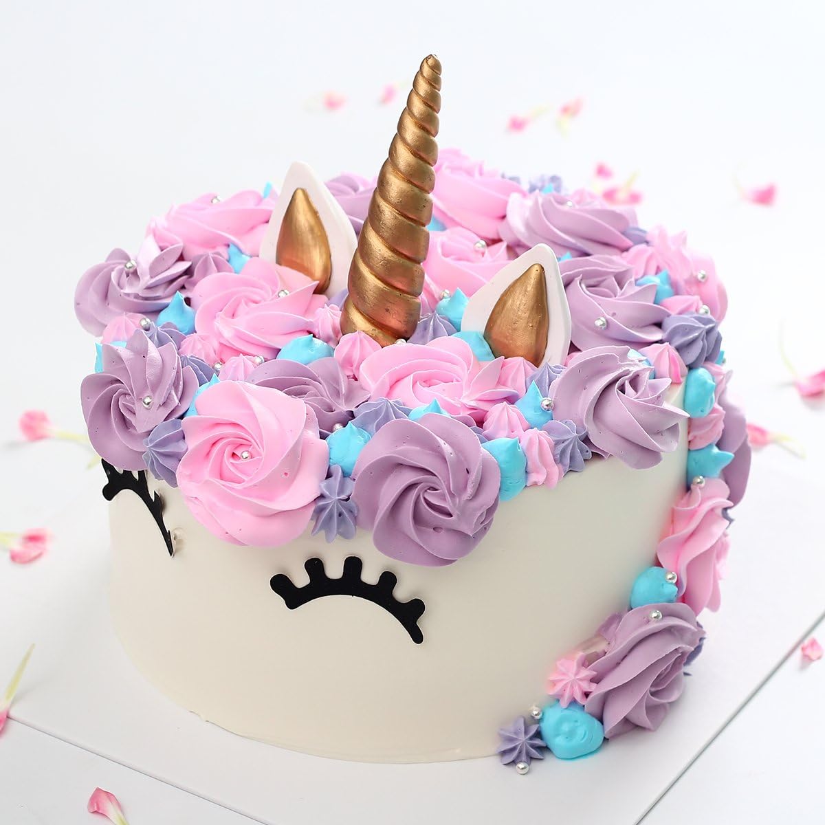 9625321410 Unicorn Cake Topper Set of 5