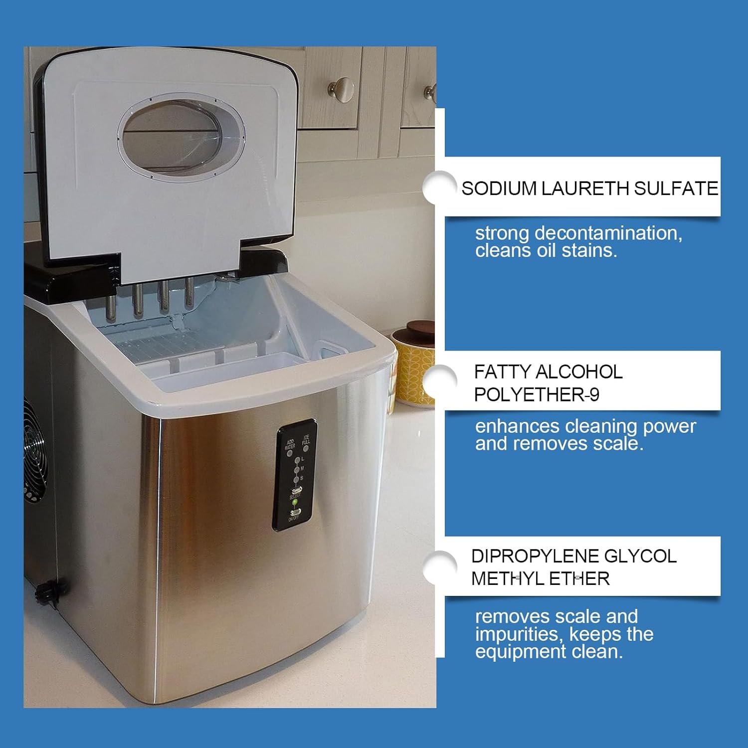 Ice Machine Cleaner 338 FL OZ Mineral Scale Remover Universal Compatibility