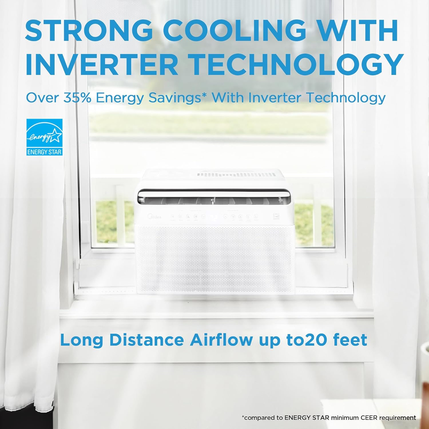 Midea MAW12V1QWT U-Shaped Window AC Unit