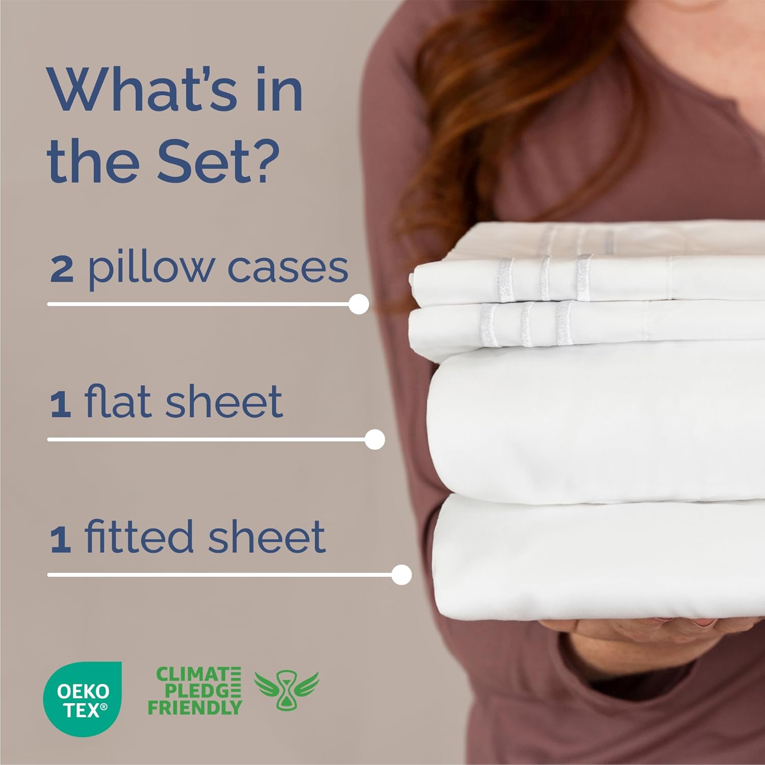 CGK Unlimited Queen Size 4 Piece Sheet Set