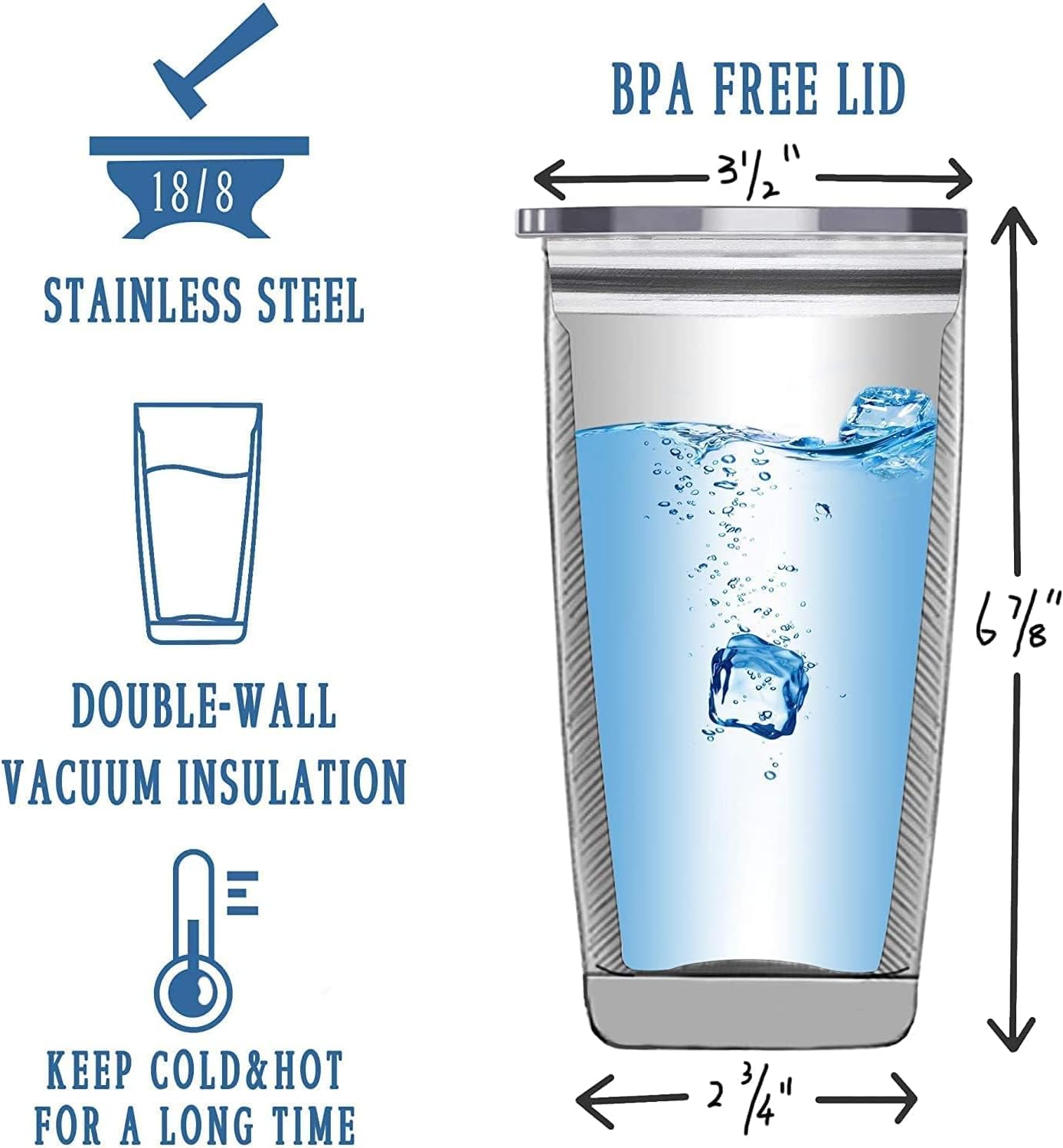 Variable Officiant Gift Tumbler 20oz Black Insulated
