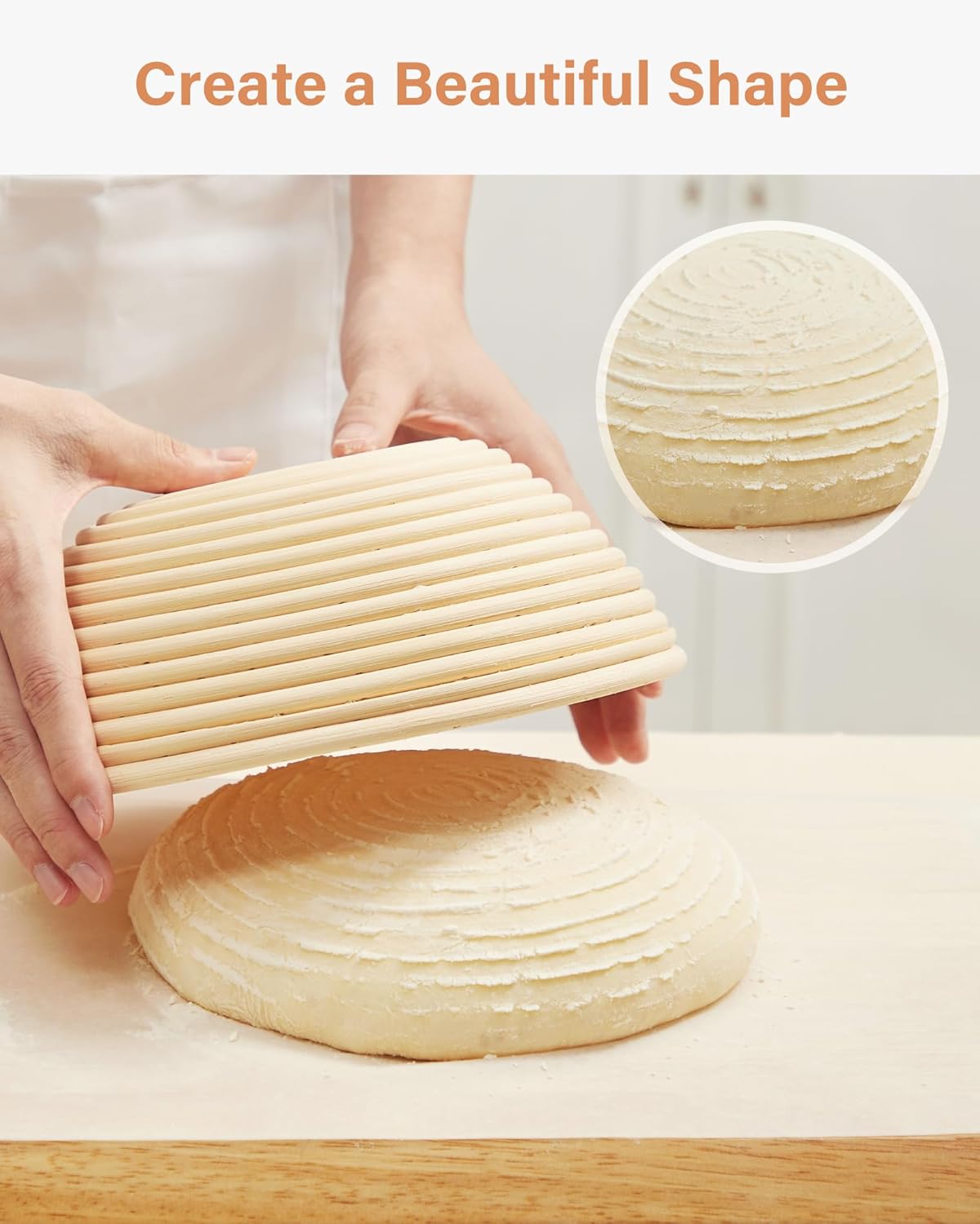 Kootek Banneton Proofing Basket Set 9 Inch