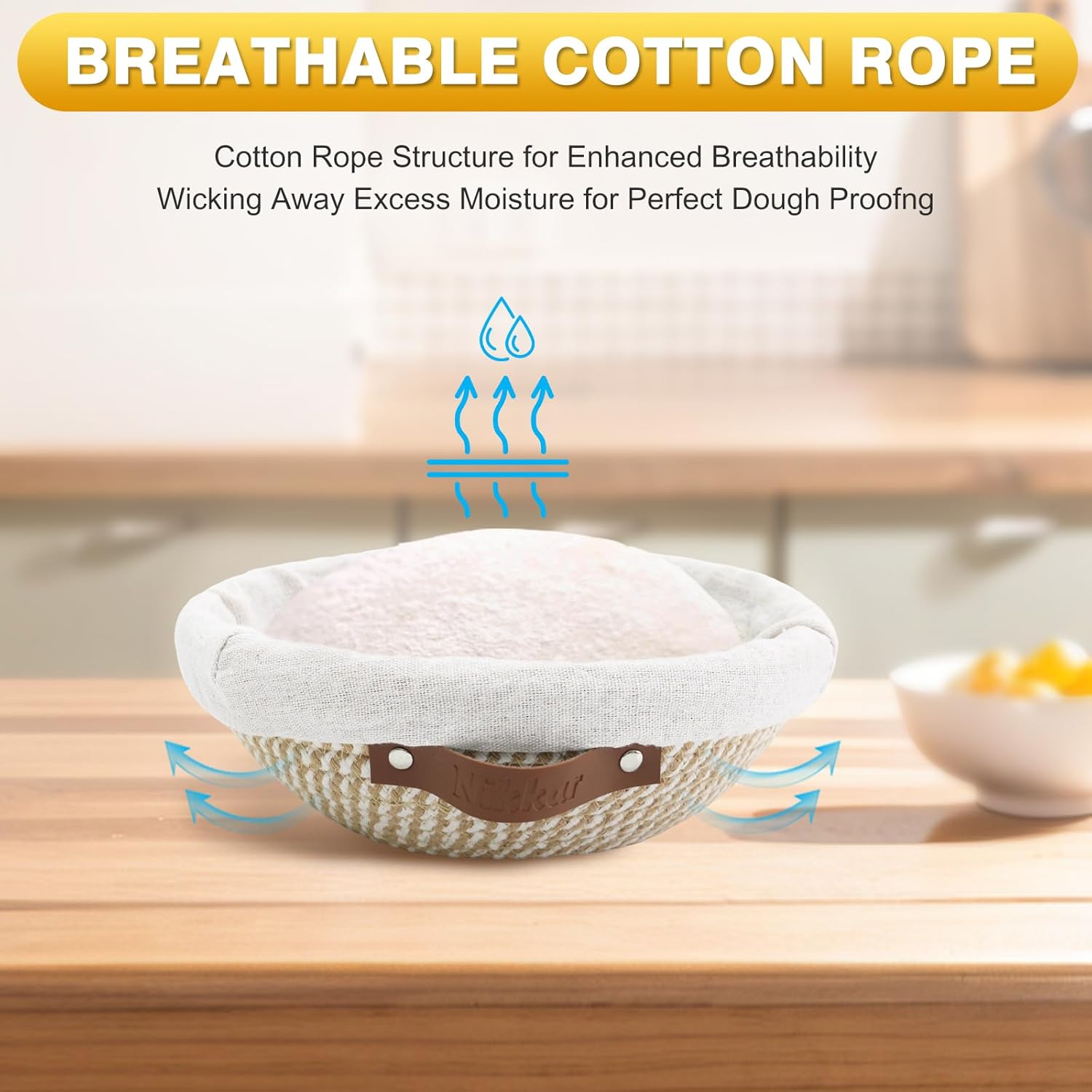 Nikkar Banneton Proofing Basket Set of 2
