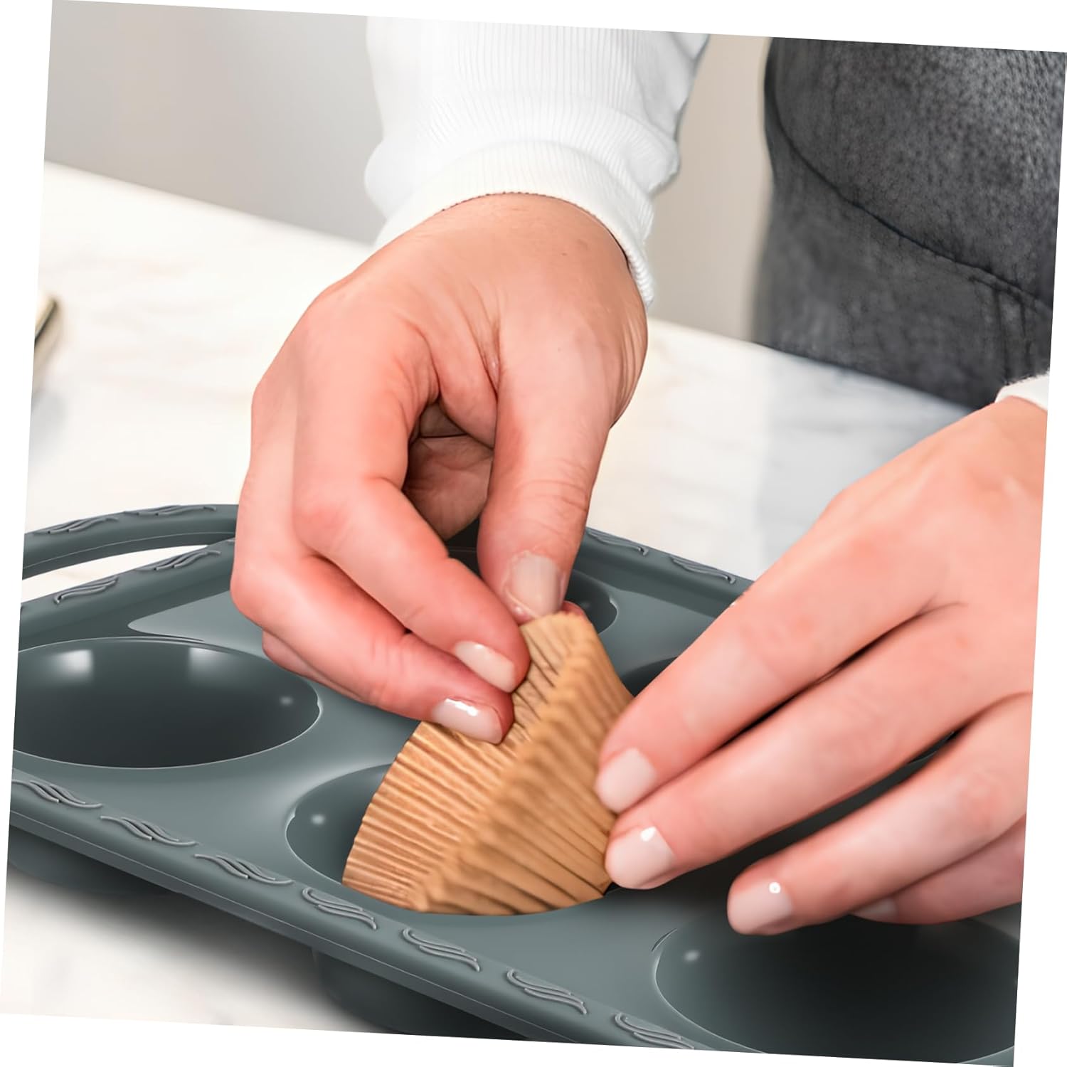 PRETYZOOM Silicone Baking Molds Non-Stick Cake Pan for Creative Desserts