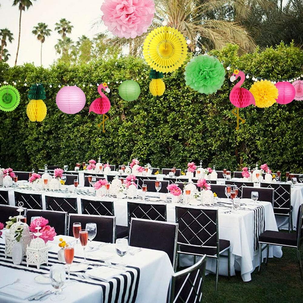 YUNXUAN Tropical Party Decorations Set
