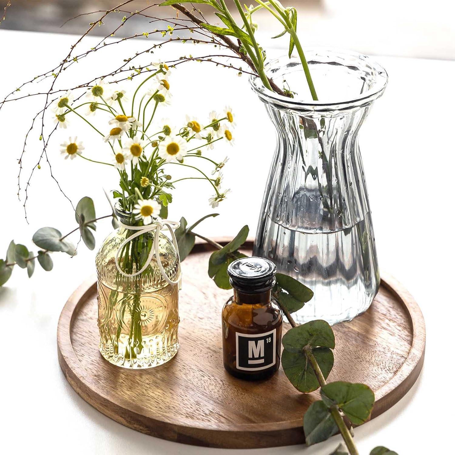 115 Inches Round Candle Holder Tray Home Decor