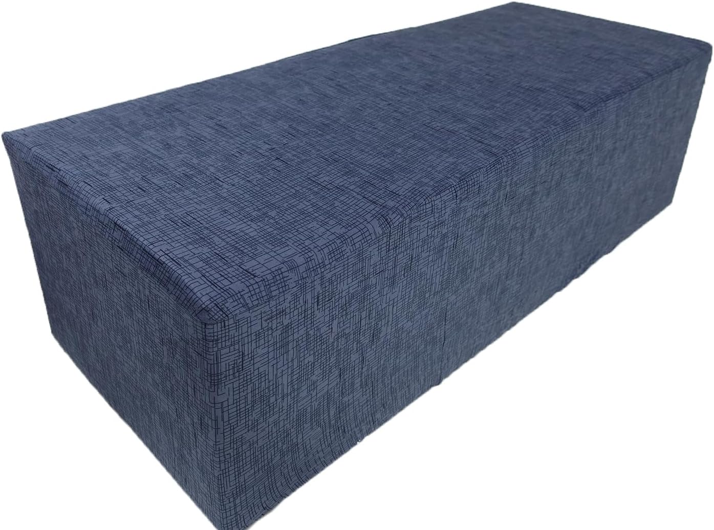 Rectangular Bench Ottoman Slipcover with Elastic Band