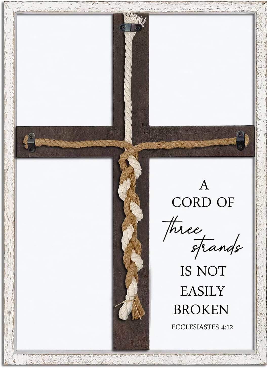 Surfapans Three Strand Wedding Unity Sign with Bible Verse