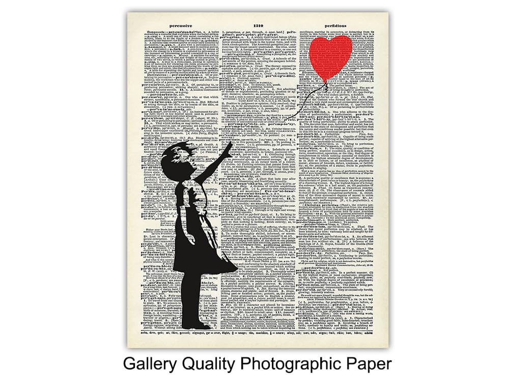 Banksy Inspired Wall Art Set - 6 Prints 8x10