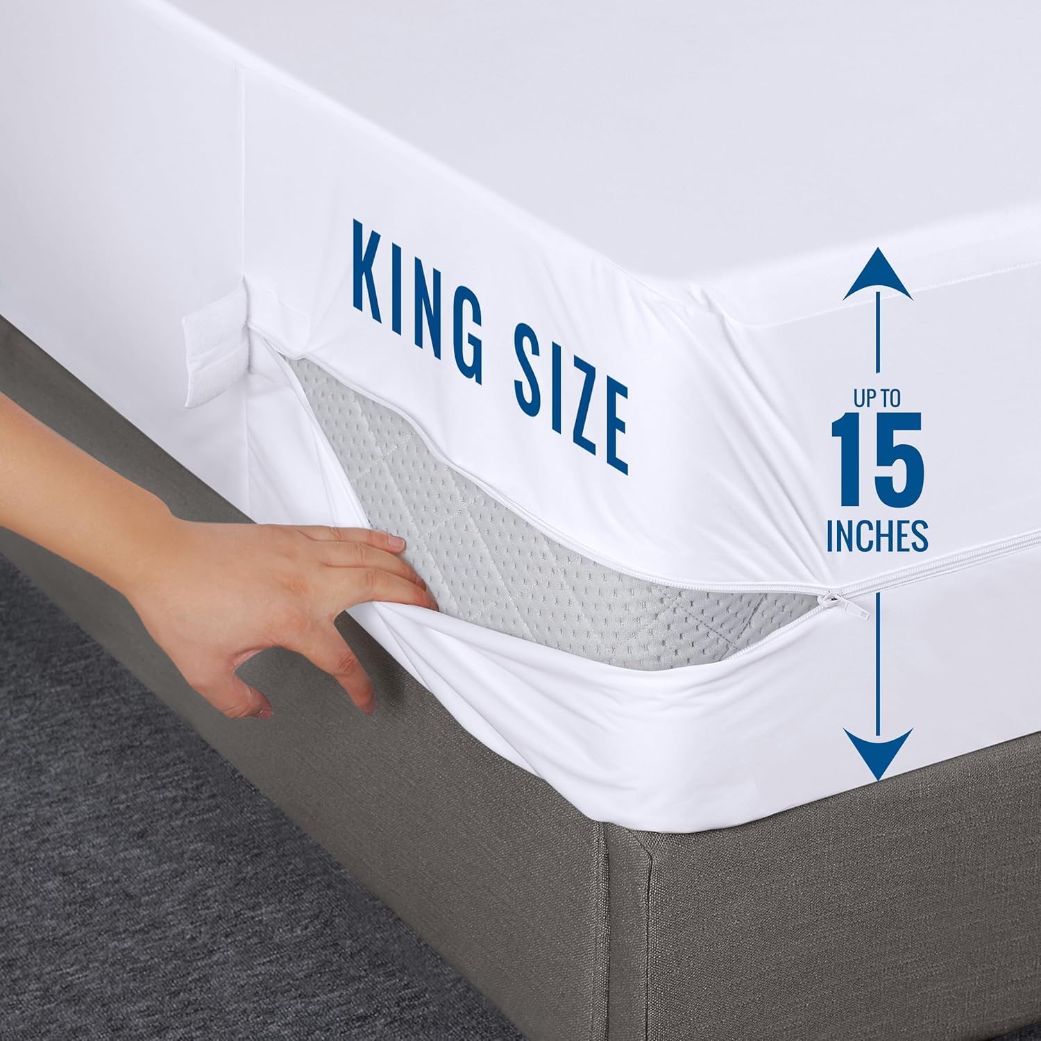 Utopia Bedding King Mattress Encasement Waterproof
