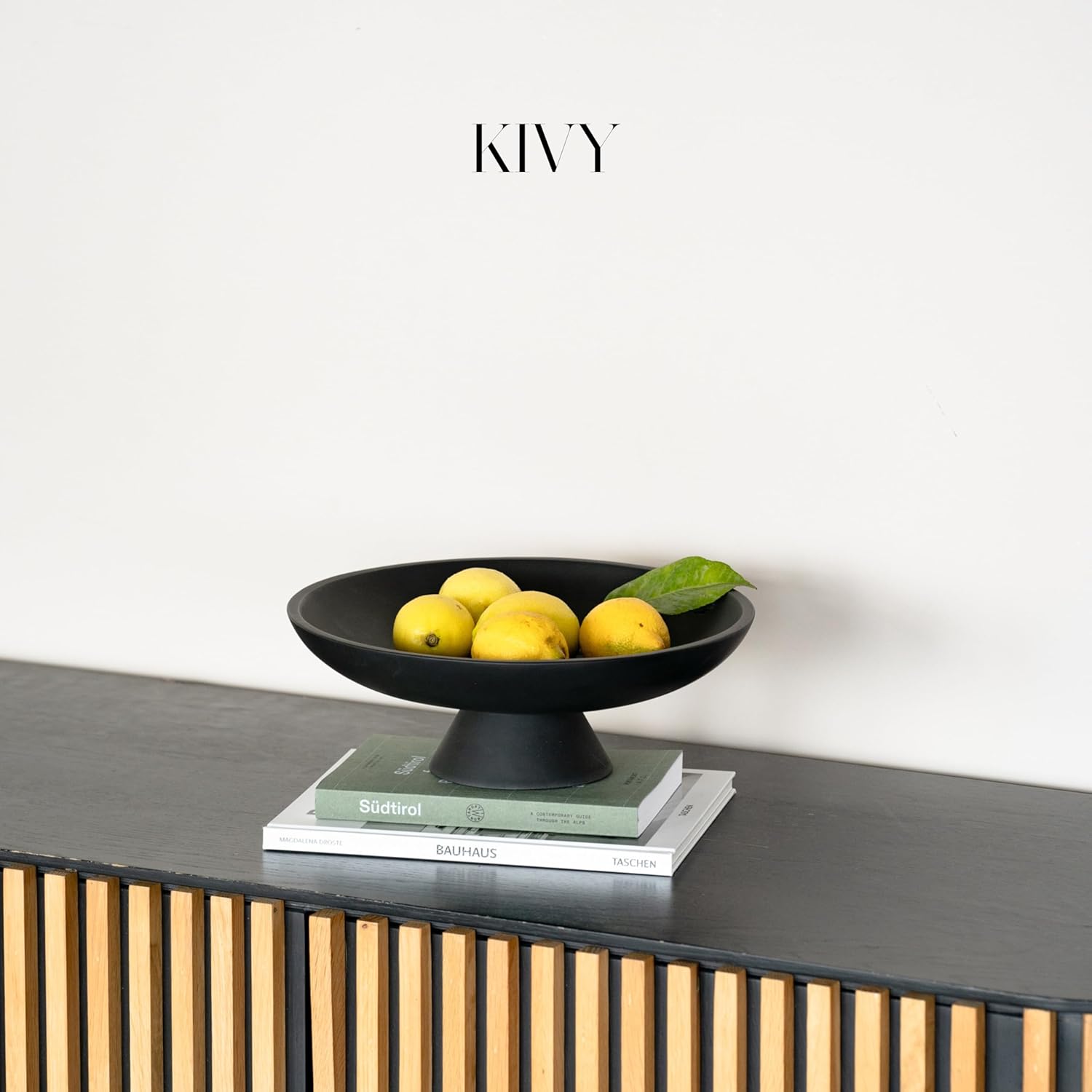 KIVY Concrete Fruit Bowl for Kitchen Counter