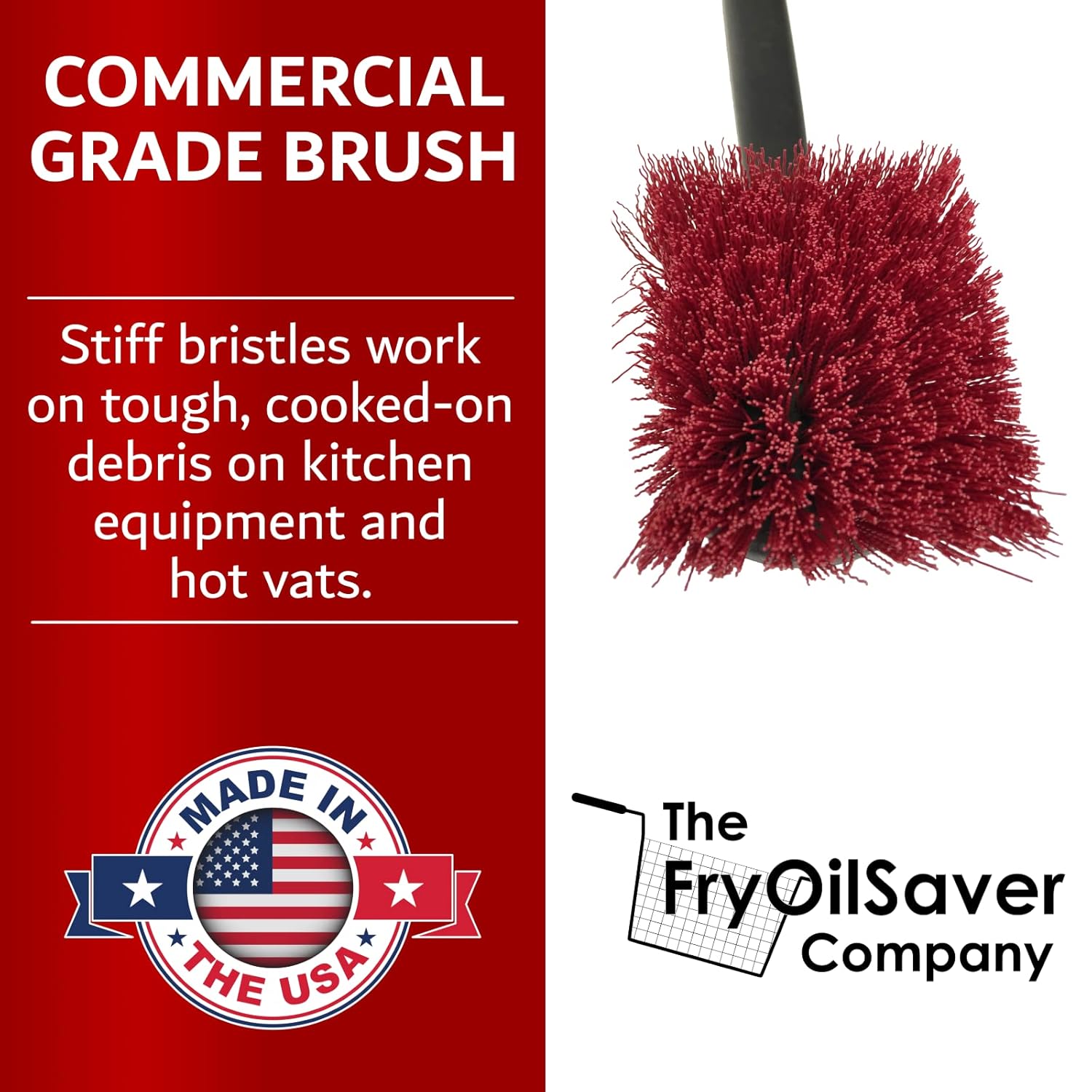 20 Inch Deep Fryer Cleaning Brush for High Heat