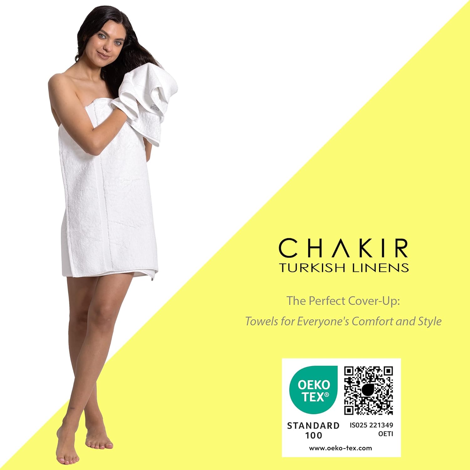 Chakir Turkish Linens Premium Turkish Cotton 6-Piece Towel Set